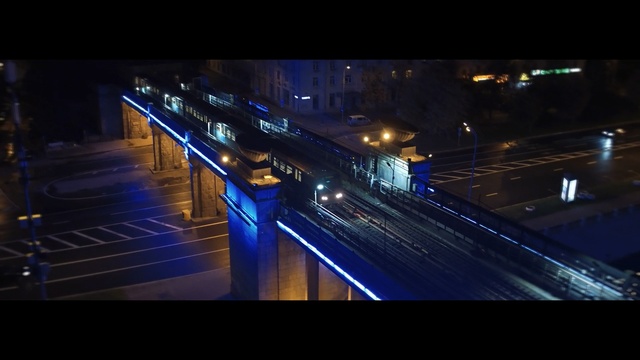 Video Reference: mode of transport, darkness, night, light, screenshot, lighting, atmosphere, metropolis, reflection, midnight, Person