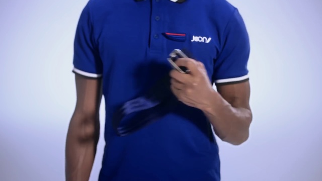 Video Reference: T-shirt, Clothing, Blue, Cobalt blue, Collar, Sleeve, Polo shirt, Electric blue, Azure, Shoulder