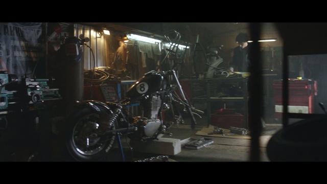 Video Reference: car, motorcycle, darkness, vehicle, night, screenshot, midnight