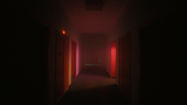 Video Reference: red, light, darkness, lighting, night, midnight, darkroom, Person