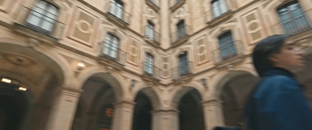 Video Reference: building, landmark, city, tourist attraction, basilica, arch, facade, classical architecture, tourism, metropolis, Person