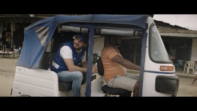 Video Reference: car, vehicle, transport, motor vehicle, mode of transport, van, automotive exterior, caravan, public transport, recreational vehicle, Person