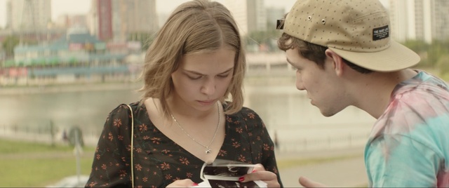 Video Reference: girl, conversation, product, Person