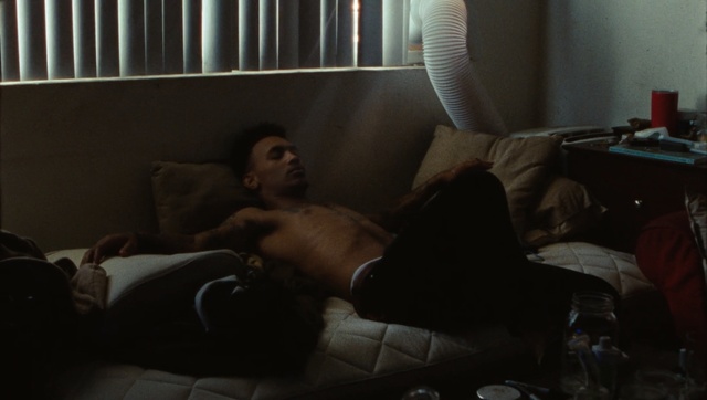 Video Reference: Bed, Room, Barechested, Male, Furniture, Leg, Muscle, Comfort, Flesh, Sleep