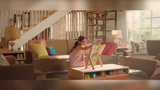 Video Reference: Room, Furniture, Living room, Interior design, House, Table, Bed, Home, Building, Shelving