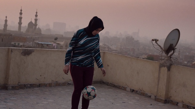 Video Reference: girl, wall, sky, morning, human, fun, vacation, road, recreation