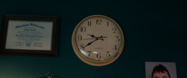 Video Reference: Clock, Home accessories, Still life photography, Wall clock, Font, Circle, Interior design, Quartz clock, Number, Space, Person