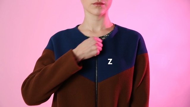 Video Reference: pink, shoulder, t shirt, magenta, neck, joint, sleeve, standing, outerwear, arm