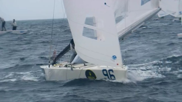 Video Reference: sailing, sailboat, dinghy sailing, water transportation, sail, boat, sailing, scow, keelboat, sailboat racing