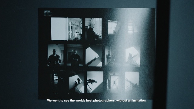 Video Reference: black and white, poster, font, graphic design, brand, multimedia, darkness, computer wallpaper, monochrome, Person
