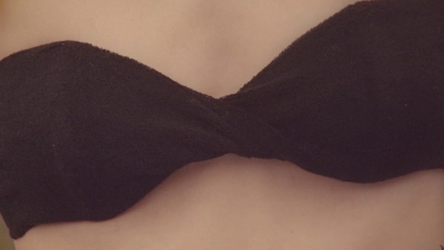 Video Reference: Brassiere, Swimsuit top, Neck, Swimwear, Bow tie