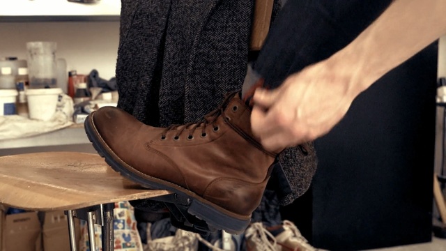 Video Reference: footwear, shoe, fashion, outdoor shoe, Person