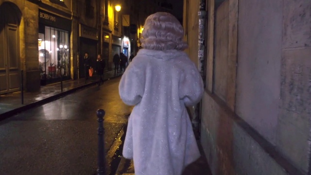 Video Reference: Snapshot, Street, Outerwear, Standing, Infrastructure, Alley, Road, Temple, Pedestrian, Darkness