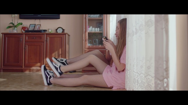 Video Reference: Leg, Human leg, Beauty, Thigh, Lingerie, Footwear, Pink, Long hair, Human body, Model