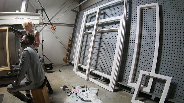 Video Reference: Room, Window, Electrical wiring, Person