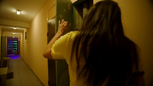 Video Reference: Hair, Yellow, Long hair, Fun, Snapshot, Room, Photography, Mirror, Back, Smile