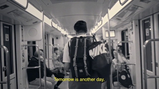 Video Reference: Transport, Passenger, Black-and-white, Monochrome, Public transport, Snapshot, Standing, Metro, Mode of transport, Photography