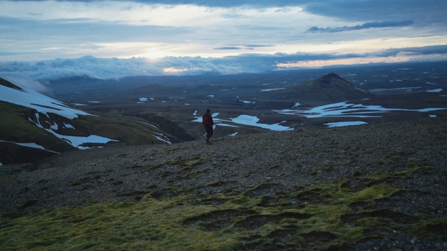 Video Reference: Highland, Mountainous landforms, Mountain, Fell, Sky, Ridge, Tundra, Wilderness, Mountain range, Hill