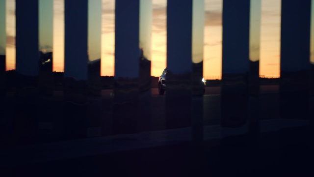 Video Reference: blue, reflection, light, lighting, sky, darkness, night, column, heat, evening