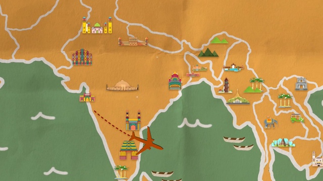 Video Reference: map, world, illustration