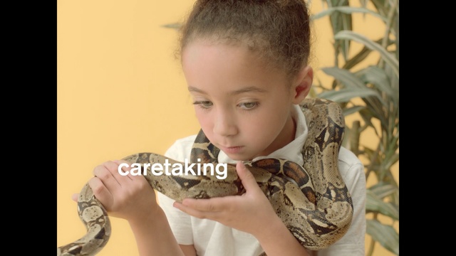 Video Reference: vertebrate, nose, head, hairstyle, neck, boy, arm, cheek, girl, child, Person