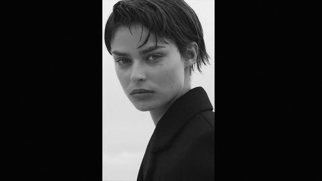 Video Reference: Face, Hair, Photograph, Black, Hairstyle, Head, Cheek, Black-and-white, Forehead, Portrait