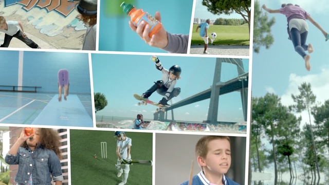 Video Reference: leisure, fun, vacation, recreation, jumping, adventure, summer, sports, sports equipment, competition, Person