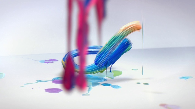 Video Reference: Colorfulness, Brush, Graphic design, Writing implement, Feather