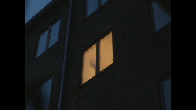 Video Reference: Black, Blue, Architecture, Daytime, Light, Sky, Line, Wall, Window, House