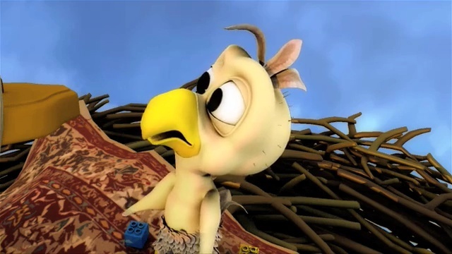 Video Reference: Animated cartoon, Animation, Bird, Beak, Fictional character