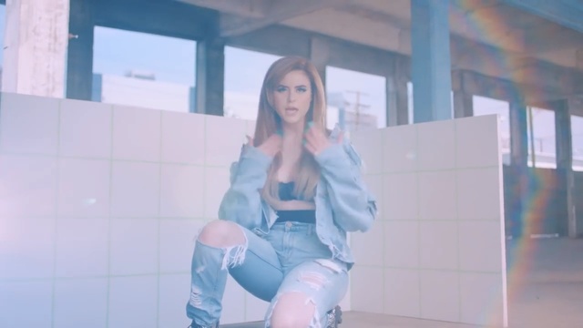 Video Reference: blue, photograph, human hair color, beauty, girl, snapshot, photography, fashion, photo shoot, long hair, Person