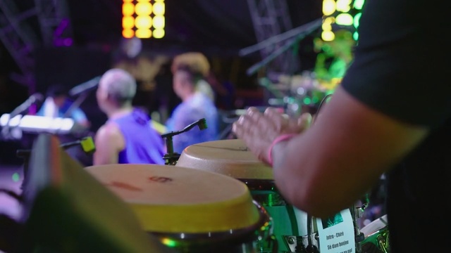 Video Reference: Fun, Percussion, Party, Performance, Event, Drum, Musical instrument, Night, Musician, Person