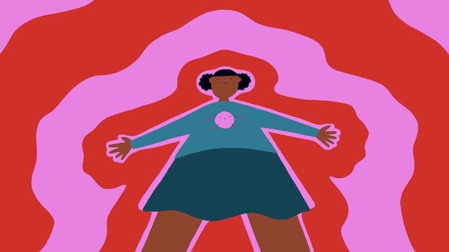 Video Reference: Cartoon, Illustration, Pink, Clip art, Art, Graphics, Silhouette, Design, Text, Poster, Graphic, Drawing, Vector graphics