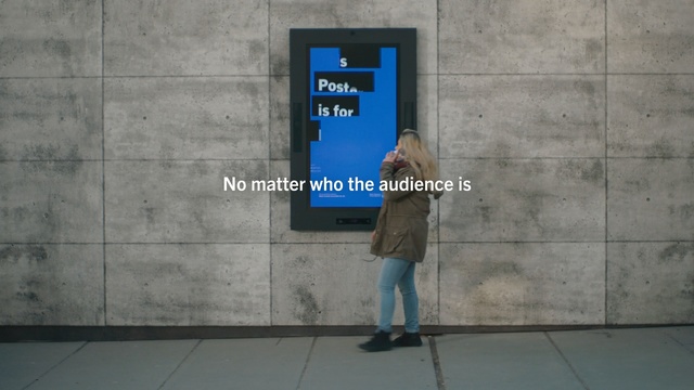 Video Reference: Text, Standing, Wall, Snapshot, Advertising, Signage, Photography, Banner, Road surface, Pedestrian