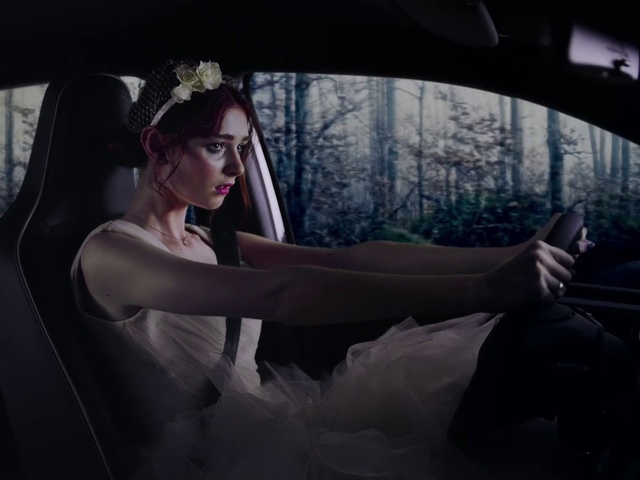 Video Reference: Beauty, Photography, Driving, Vehicle door, Automotive design, Flash photography, Hand, Black hair, Car, Family car