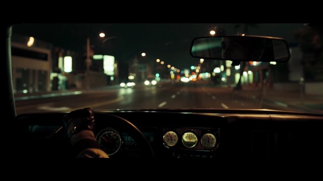 Video Reference: car, night, mode of transport, darkness, city car, automotive design, vehicle, driving, reflection, automotive mirror