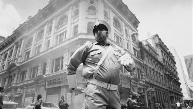 Video Reference: Photograph, Black-and-white, Standing, Architecture, Photography, Monochrome, Building, Metropolis, Street, City