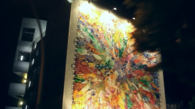 Video Reference: Light, Leaf, Architecture, Art, Tree, Night, Visual arts, Glass, Plant, City