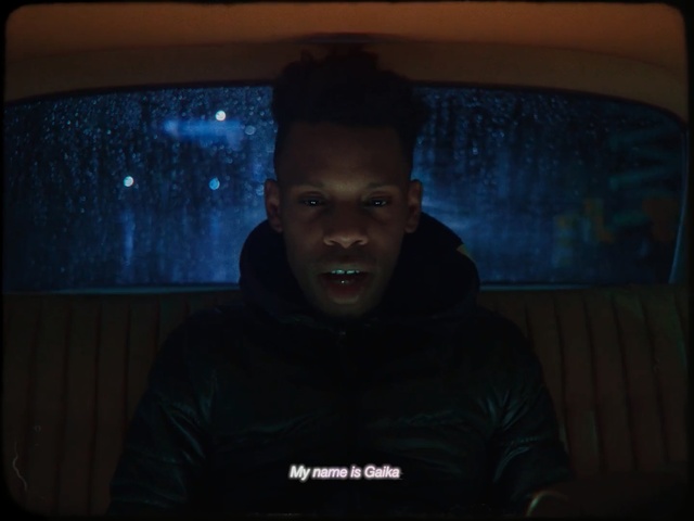 Video Reference: blue, face, darkness, night, screenshot, fun, cool, smile, midnight, facial hair, Person