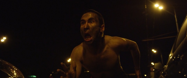 Video Reference: darkness, entertainment, performance, night, musician, event, singing, concert, performance art, human body, Person