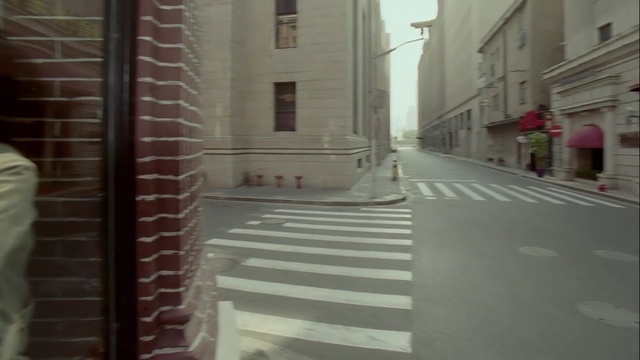 Video Reference: property, alley, infrastructure, wall, stairs, architecture, window, street, apartment, handrail, Person