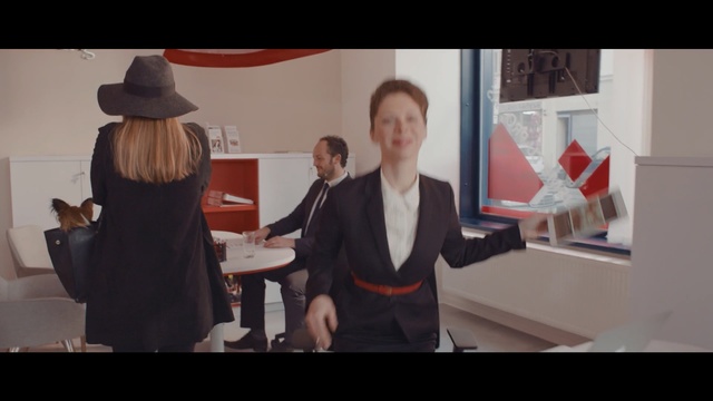 Video Reference: conversation, communication, gentleman, screenshot, suit, fun, public speaking, event, human behavior, Person