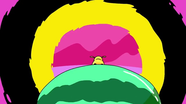 Video Reference: yellow, pink, green, vertebrate, purple, cartoon, organ, font, organism, circle