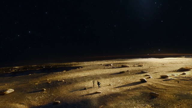 Video Reference: Sky, Atmosphere, Night, Space, Astronomical object, Horizon, Star, Cloud, Landscape, Darkness