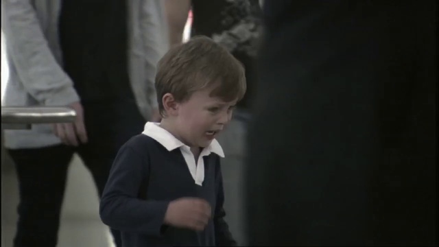 Video Reference: Child, Male, Formal wear, Suit, Gentleman, Ceremony, Tuxedo, Smile, Performance