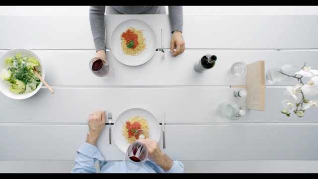 Video Reference: Room, Hand, Sink, Breakfast, Food, Plumbing fixture, Tableware, Meal