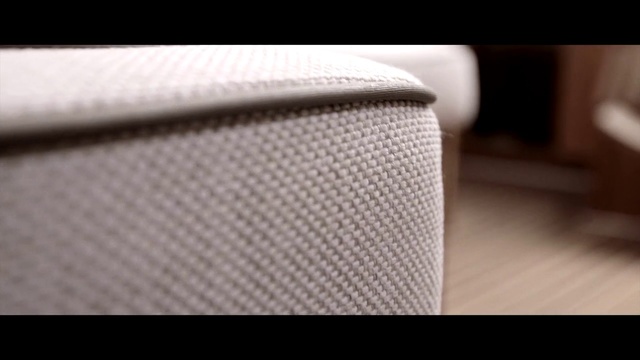 Video Reference: Furniture, Line, Floor, Textile, Chair, Flooring, Comfort