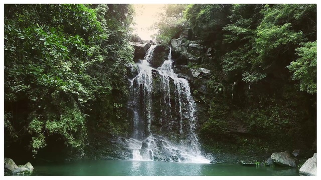 Video Reference: Waterfall, Water resources, Natural landscape, Body of water, Nature reserve, Nature, Water, Vegetation, Watercourse, State park