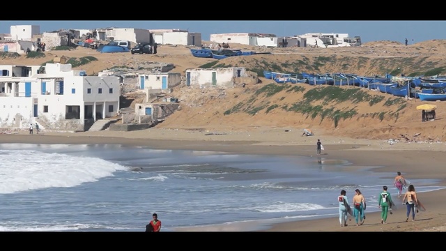 Video Reference: beach, sea, coast, body of water, coastal and oceanic landforms, shore, sky, ocean, tourism, wave
