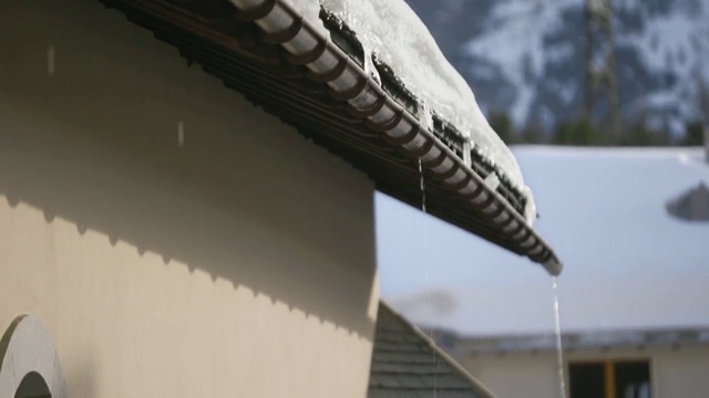 Video Reference: Roof, Architecture, Winter, Ice, Window, House